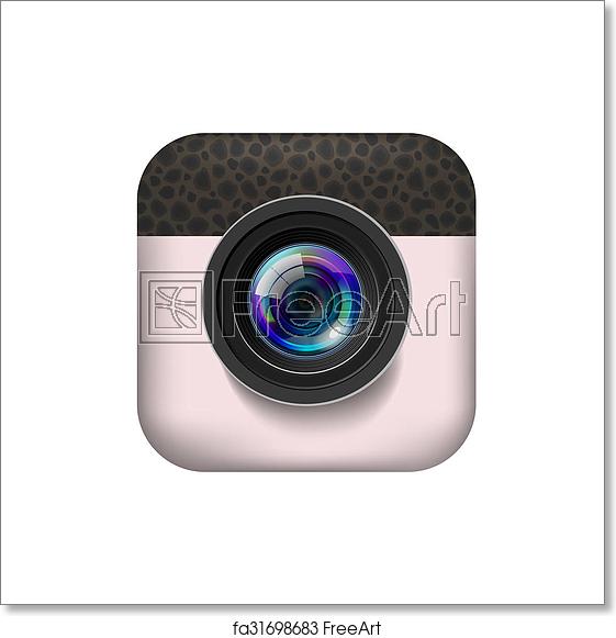 561x581 Free Art Print Of Photo Camera Icon Photo Camera Icon For Mobile