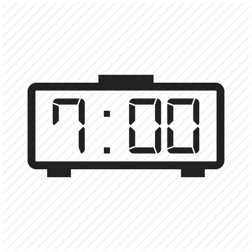 512x512 Clock, Digital, Display, Electronic, Led, Number, Time Icon