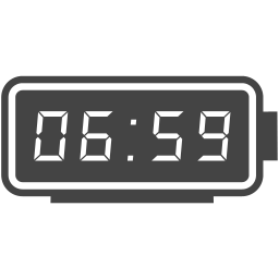 Digital Clock Icon at Vectorified.com | Collection of Digital Clock ...