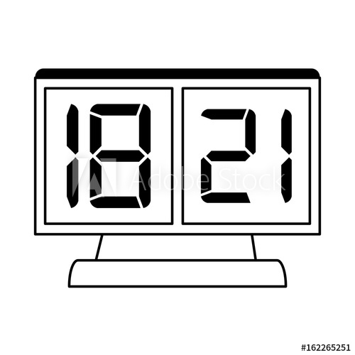 500x500 Digital Alarm Clock Icon Image