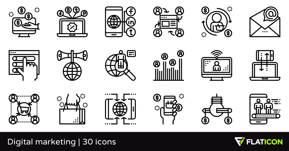 Digital Marketing Free Icons 1200x630 Digital Marketing Free Icons