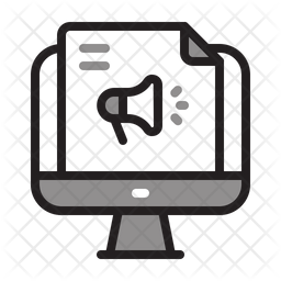 256x256 Digital Marketing Icon Of Colored Outline Style