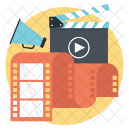 256x256 Digital Media Icon Of Flat Style