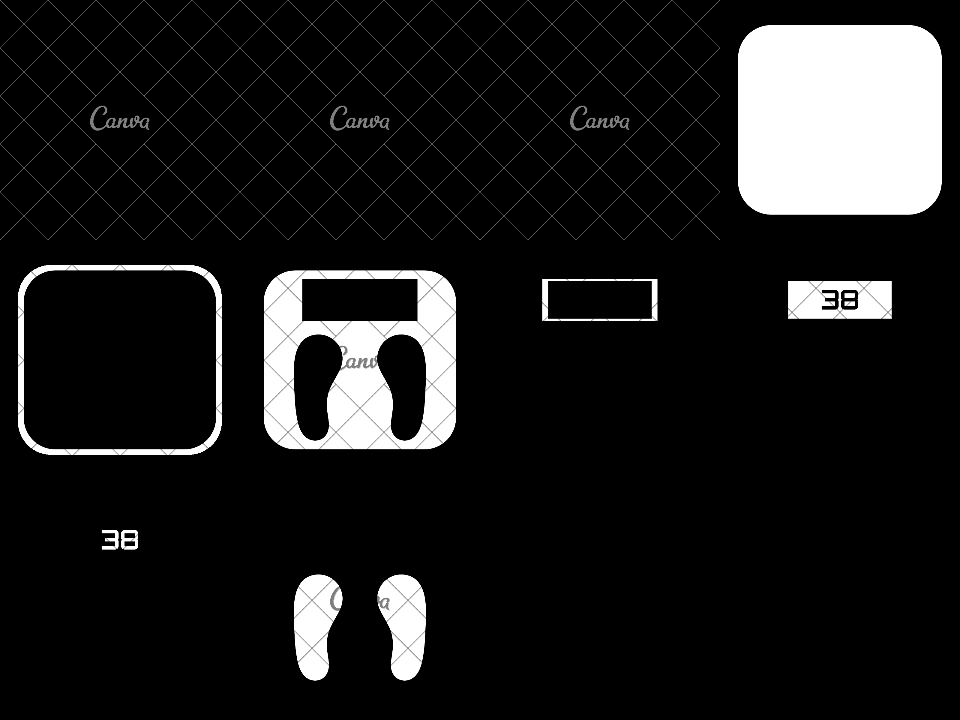 3200x2400 Digital Weight Scale Icon