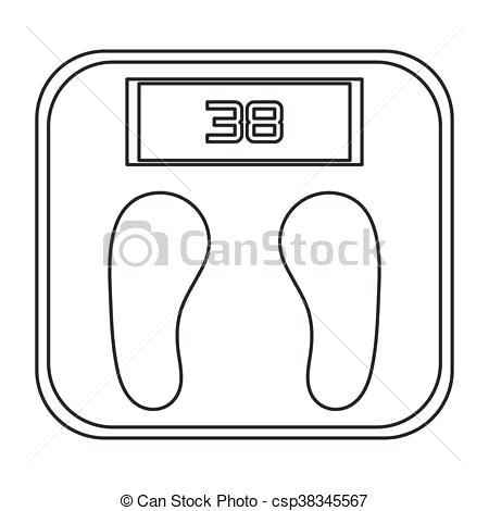 450x470 Digital Weight Scale Icon Machine For Kitchen Jorgemendizabal