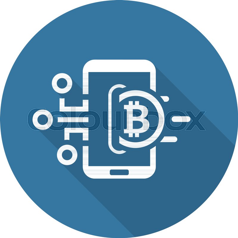 800x800 Bitcoin Wallet Icon Modern Computer Stock Vector Colourbox