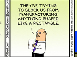 320x240 Apple And Samsung Dilbert Comic