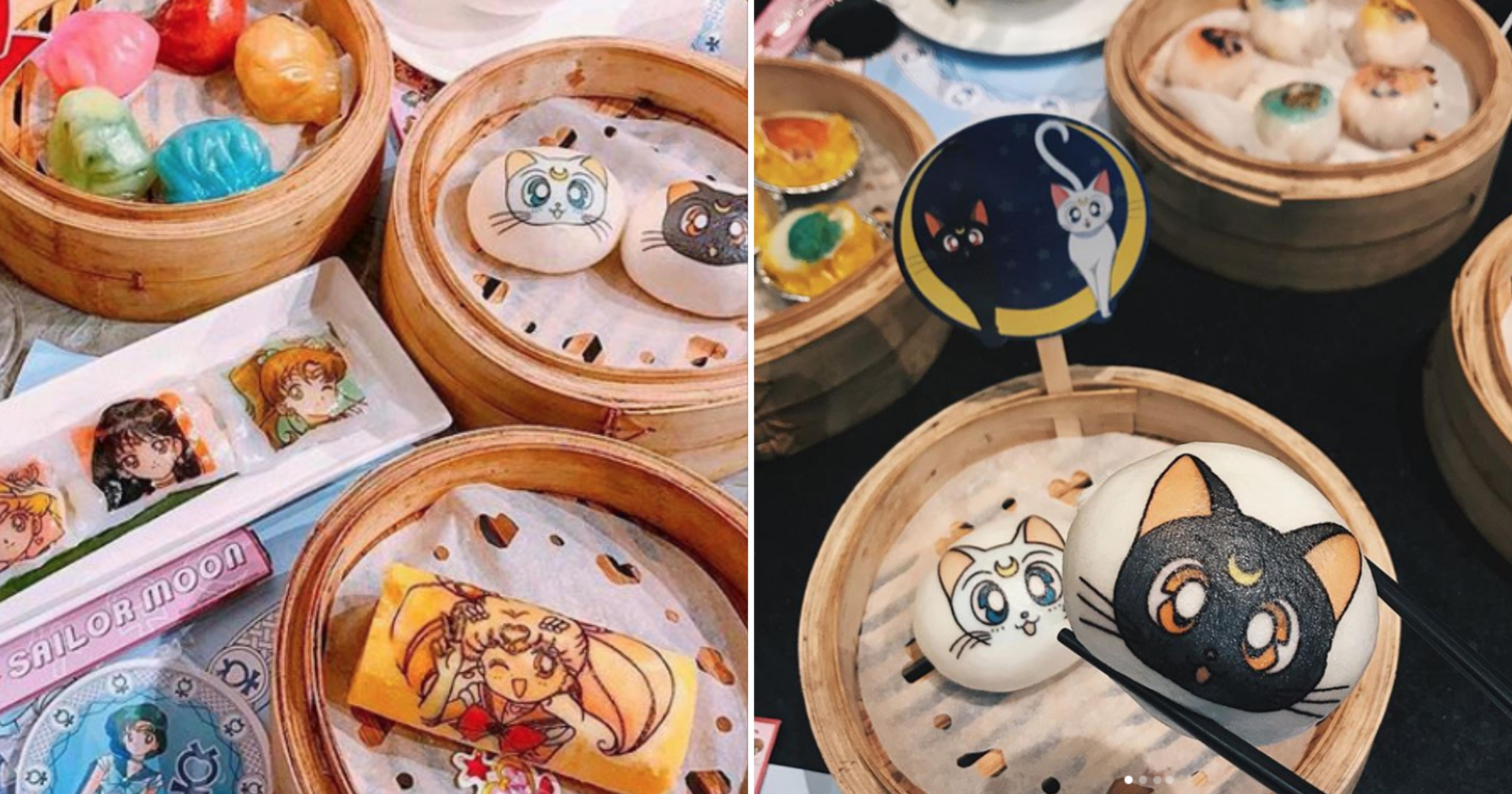 4000x2100 Sailor Moon Themed Dim Sum Available From Now Till Oct
