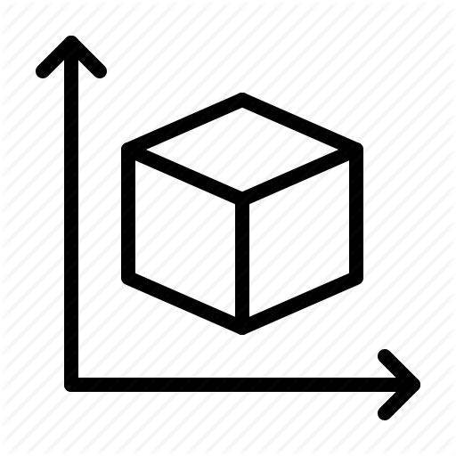 512x512 Cube, Dimensions, Scale, Size Icon