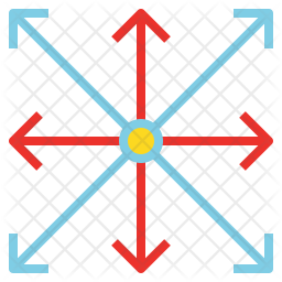 256x256 Dimension Icon Of Flat Style