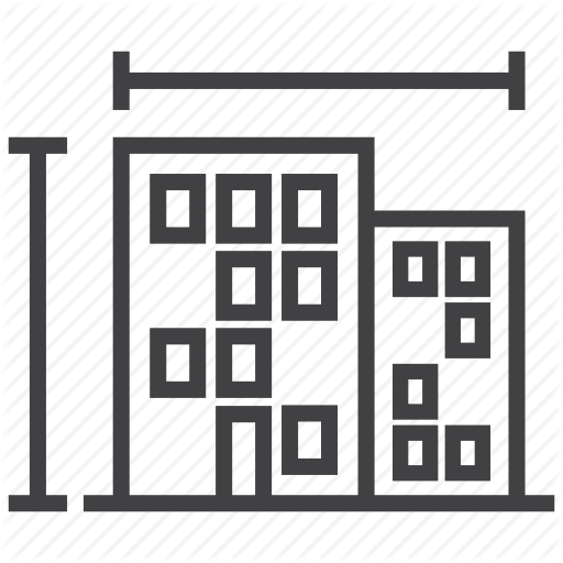 512x512 Architecture, Building, Construction, Dimension Icon
