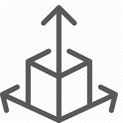 512x512 Axis, Cube, Design, Dimension, Third, Three Icon