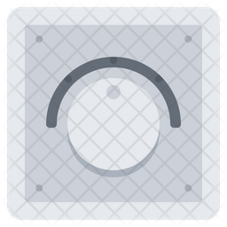 256x256 Dimmer Icon Of Flat Style