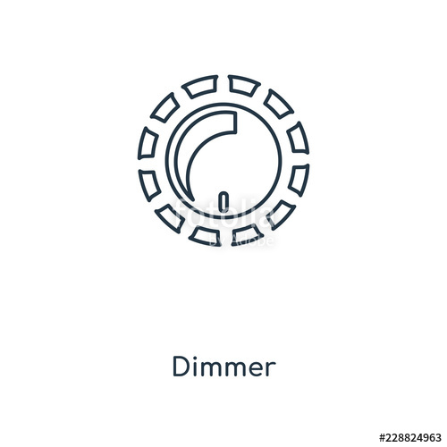 500x500 Dimmer Icon Vector Stock Image And Royalty Free Vector