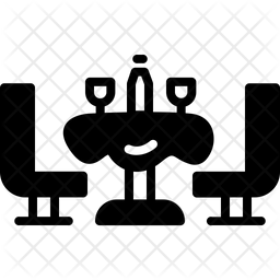 256x256 Dining Icon Of Glyph Style