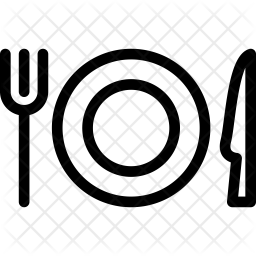 256x256 Dining Icon Of Line Style