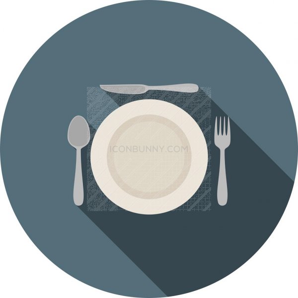 600x600 Meal Flat Shadowed Icon