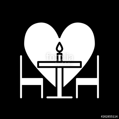 Romantic Interior Of A Dining Room Solid Icon Dining Table 500x500 Romantic Interior Of A Dining Room Solid Icon Dining Table