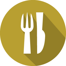 256x256 Dinner Icon Flat Iconset Graphicloads