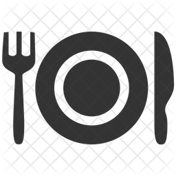 256x256 Dinner Icon Of Glyph Style
