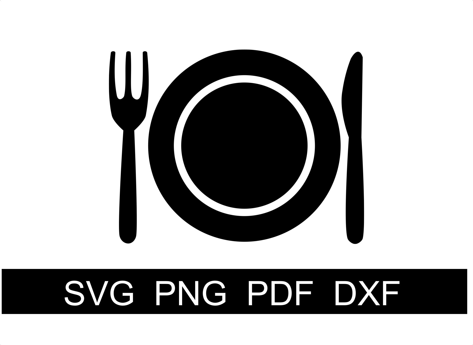 2000x1460 Dinner Icon To Be Used In Creation Of Planner Stickers Etsy