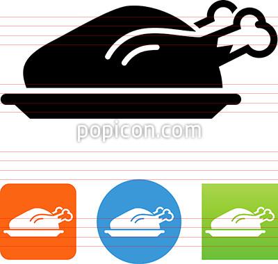 400x380 Turkey Dinner Icon