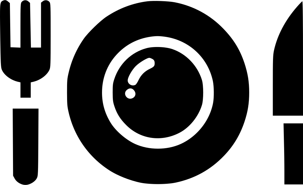 980x598 Dinner Plate Fork Knife Restaurant Breakfast Eat Png Icon Free