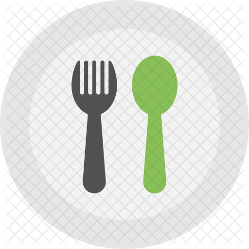 512x512 Dinner Plate Icon Of Flat Style