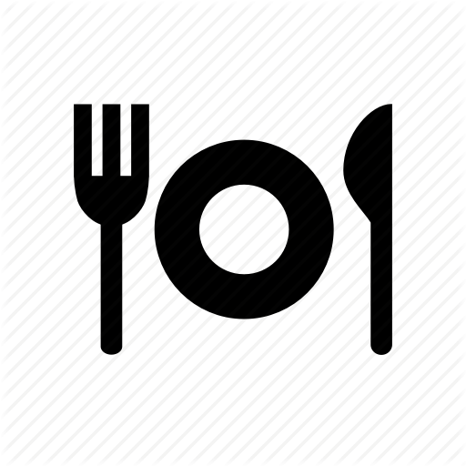 512x512 Cafe, Dinner, Dish, Eat, Food, Lunch, Plate Icon