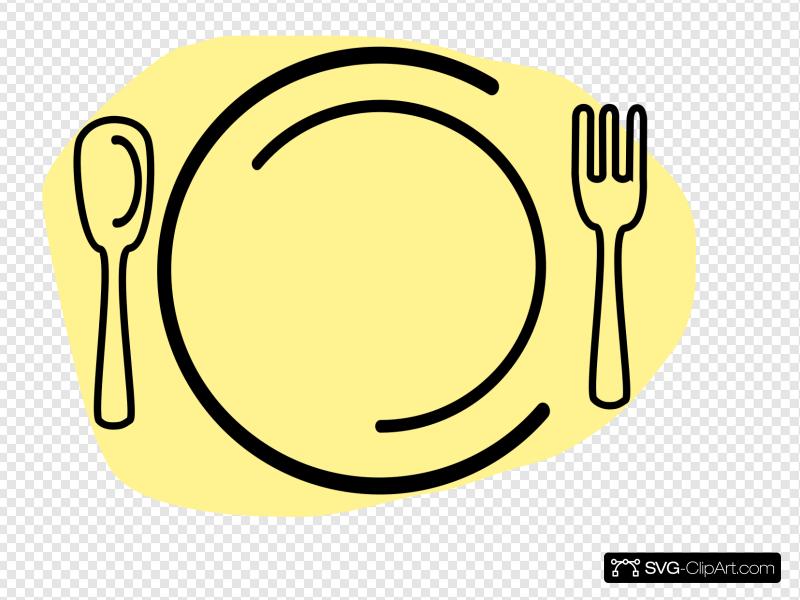 800x600 Iammisc Dinner Plate With Spoon And Fork Clip Art, Icon