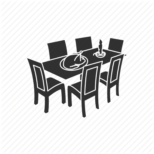 512x512 Dinner, Dinner Table, Table, Thanksgiving Icon