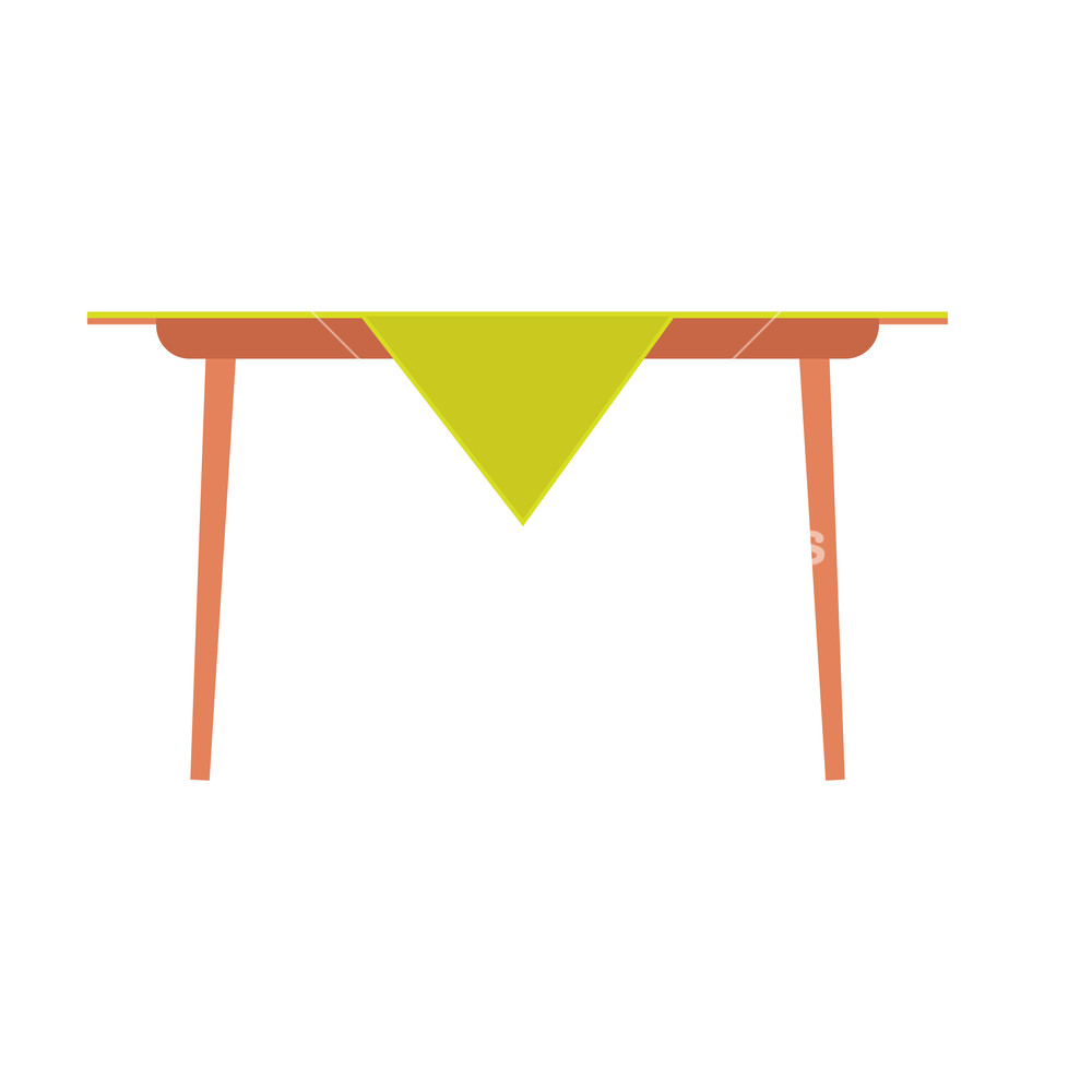 1000x1000 Dinner Table Side View Vector Icon Food Illustration Family Lunch