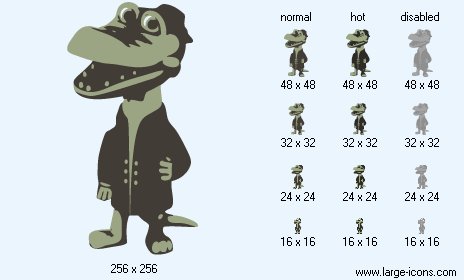 464x280 Dino Icon Image Large Flat Icons