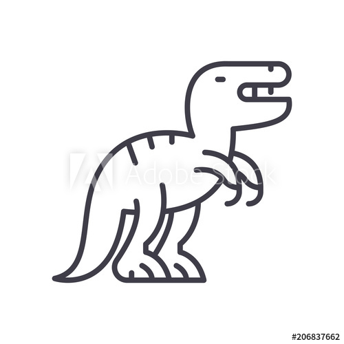 500x500 Aggressive Strategy, Dino Black Icon Concept Aggressive Strategy