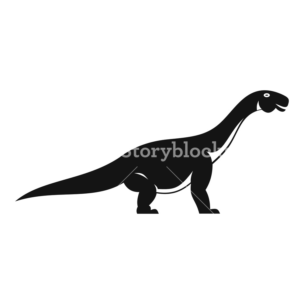 1000x1000 Titanosaurus Dinosaur Icon Simple Illustration Of Titanosaurus