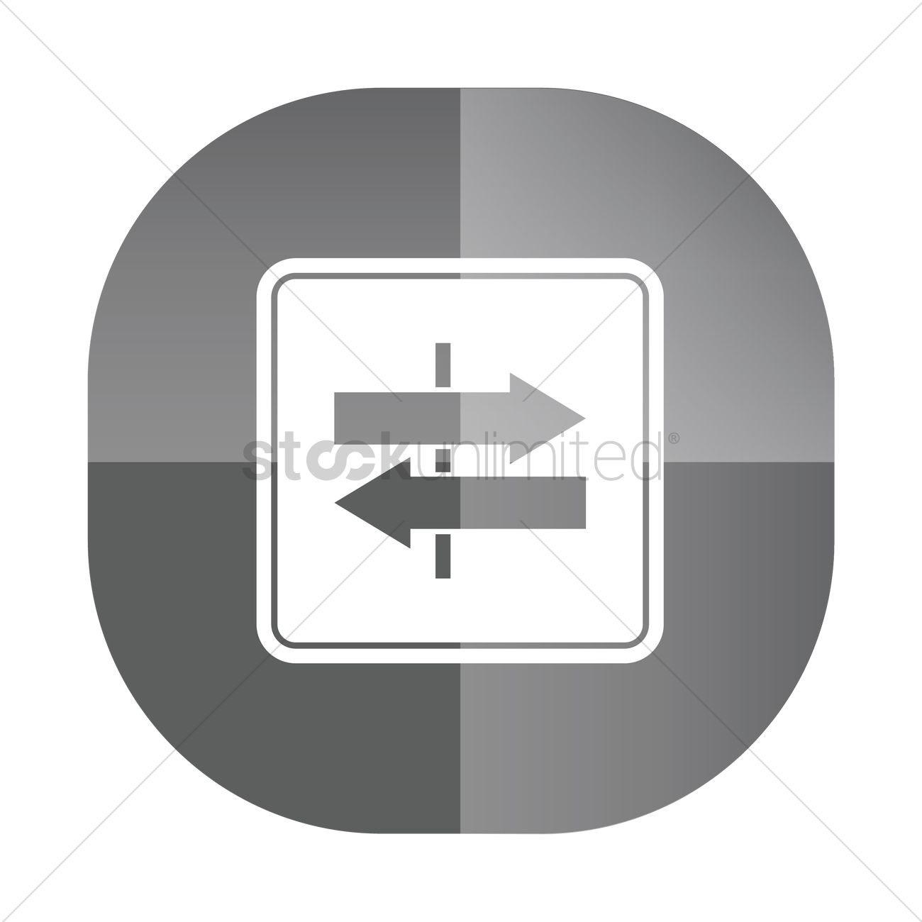 1300x1300 Direction Arrows Icon Vector Image