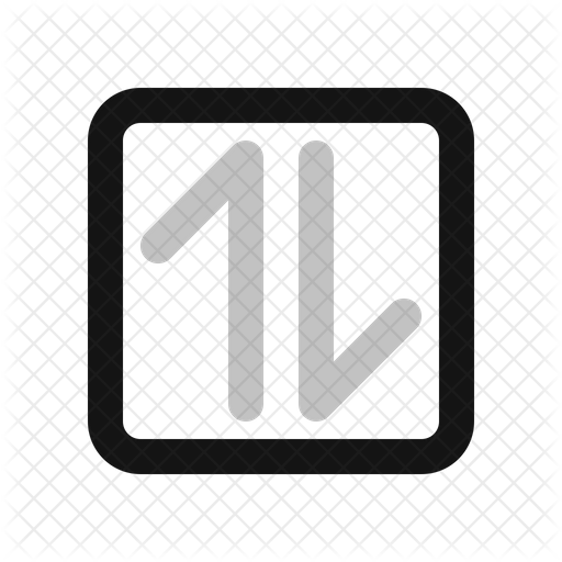 512x512 Bi Direction Arrow Icon Of Line Style