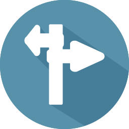 256x256 Icon Direction Vector