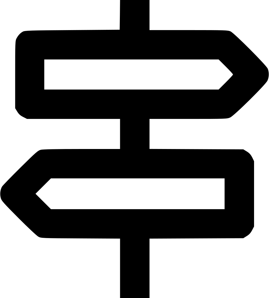 882x980 Direction Sign Png Icon Free Download