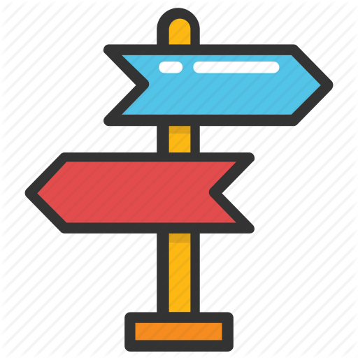 512x512 Direction Post, Direction Sign, Finger Post, Guidepost, Signpost Icon