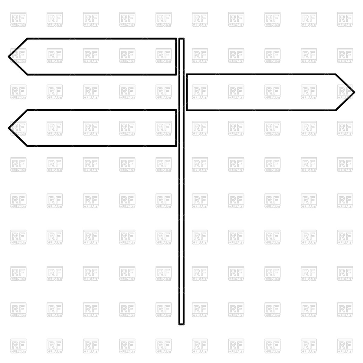 1200x1200 Direction Sign Icon Vector Image Of Objects