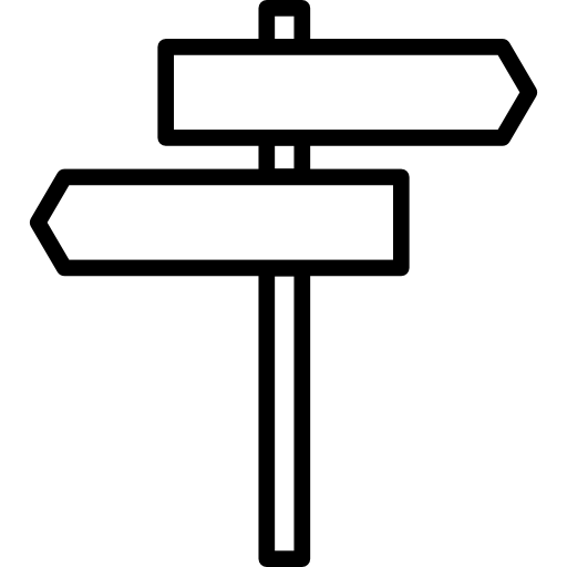 512x512 Tube Direction Signs Icons Free Download