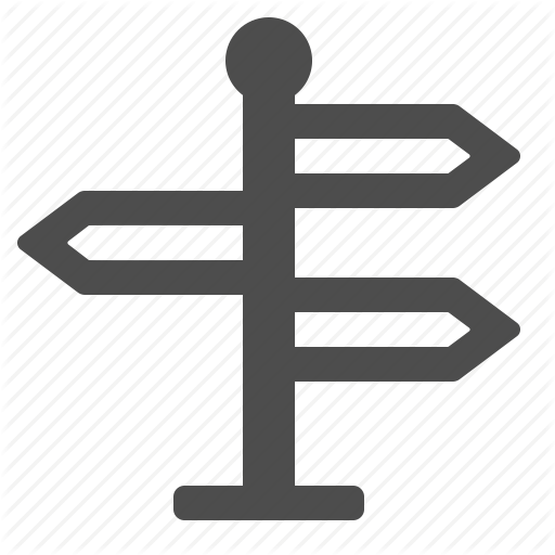 512x512 Direction, Directions, Gps, Navigation, Sign, Sign Post Icon
