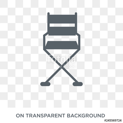 500x500 Director Chair Icon Trendy Flat Vector Director Chair Icon