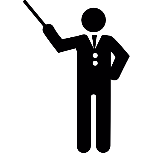 512x512 Orchestra Director With Stick Icons Free Download