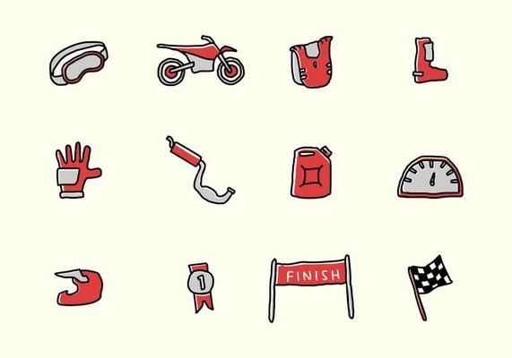 571x400 Dirt Bike Icon And Elements Bike Icon, Bike, Push Bikes