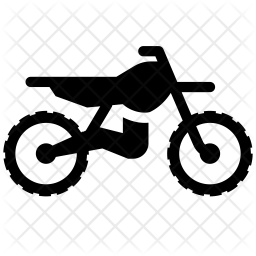 256x256 Bike Icon Of Glyph Style