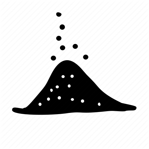 512x512 Back Pepper, Dirt, Grain, Hand Drawn, Pile, Sand Icon