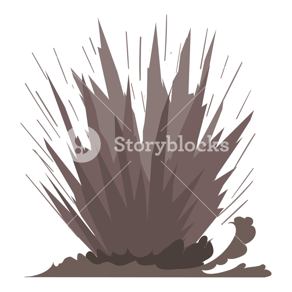 1000x1000 Dirt Explosion Icon Cartoon Illustration Of Dirt Explosion Vector