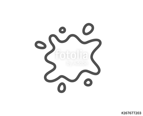 500x405 Dirty Spot Line Icon Laundry Service Sign Clothing Dirt Symbol